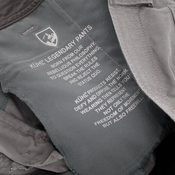 Kuhl Pants Womens 16 Spire Roll up Straight Mid Rise Hiking Stretch Drawstring - Picture 10 of 13